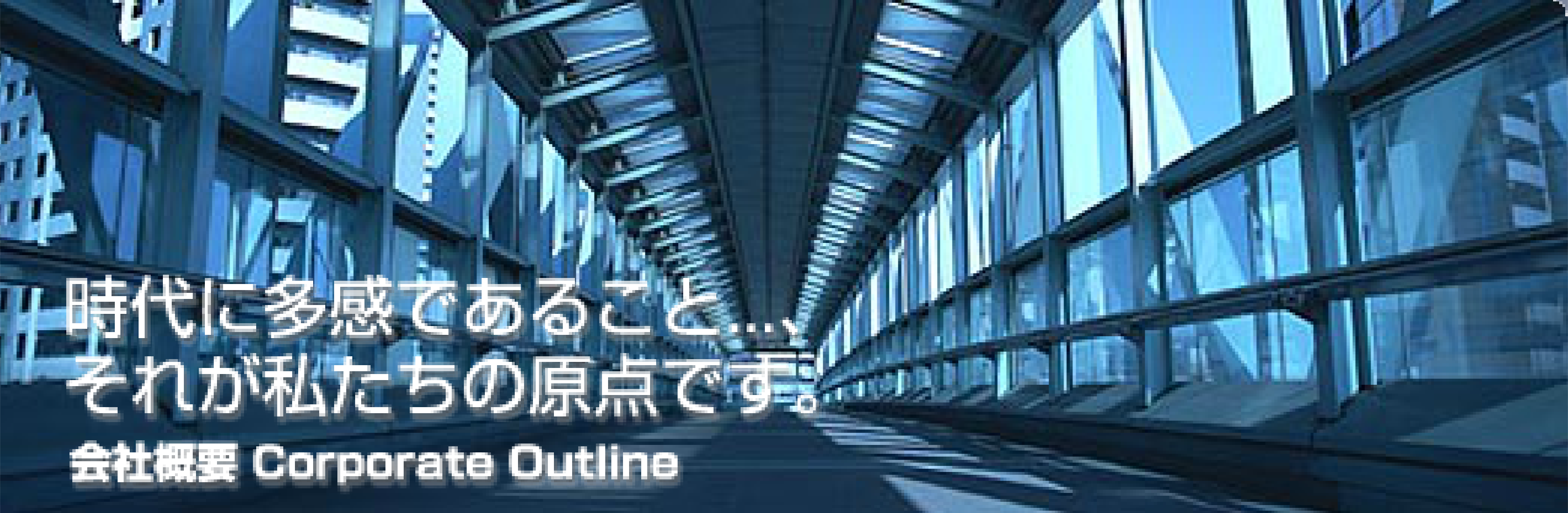 ����ɑ����ł��邱��...�A���ꂪ�������̌��_�ł��B��ЊT�v Corporate Outline